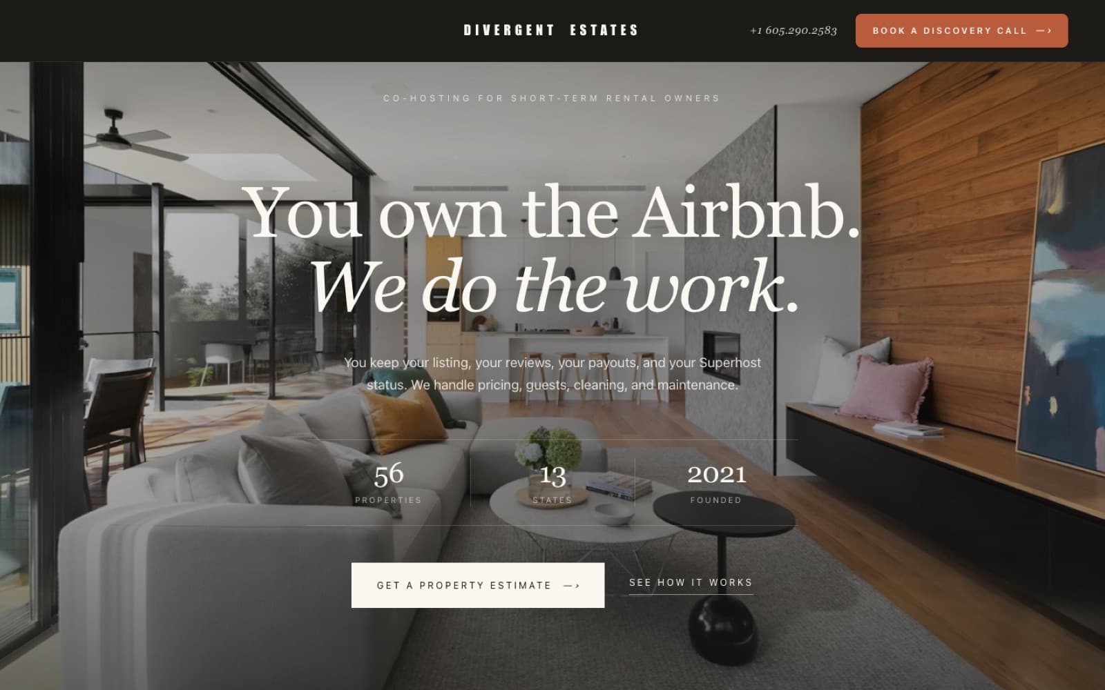 Divergent Estates site preview